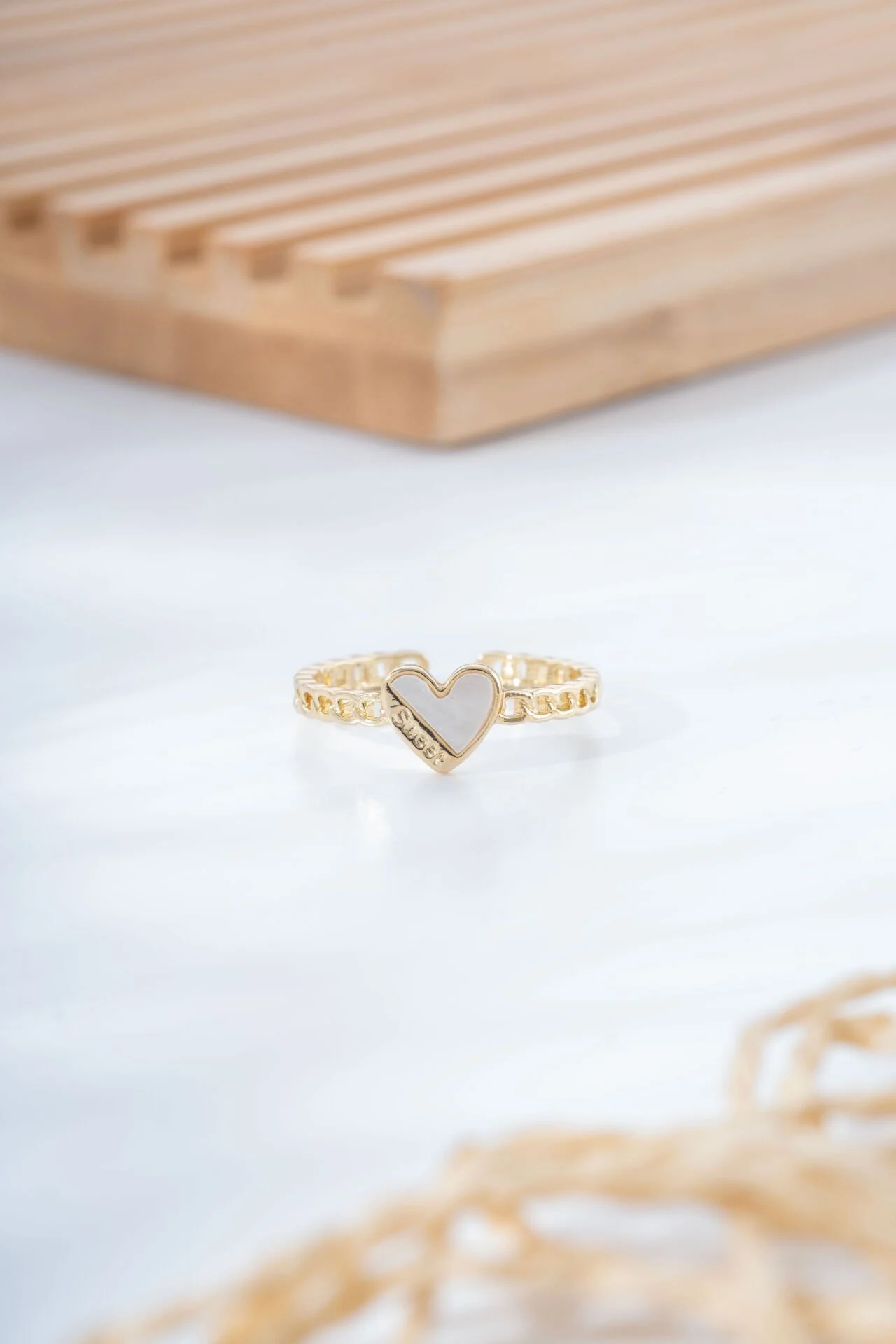 Elegant Heart Ring for Women & Girls – Adjustable Fashion Jewellery Astria Jewellery