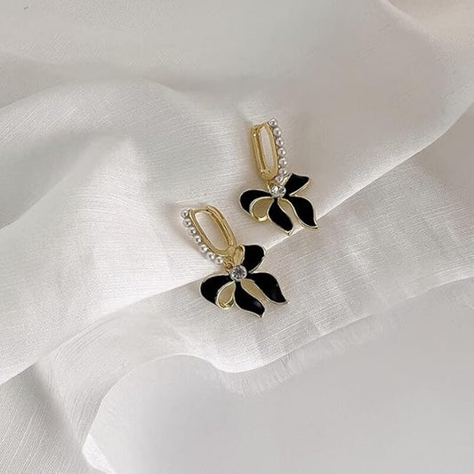 Gold Plated Pearl Bunny Stud Earrings for Women Astria Jewellery
