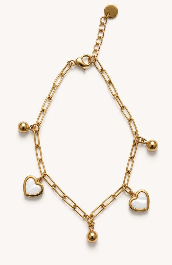 Astria Sweetheart Charm Anklet