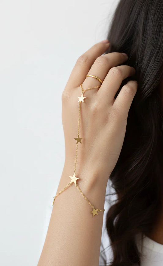 Astria Celestial Charm Hand Chain Astria Jewellery