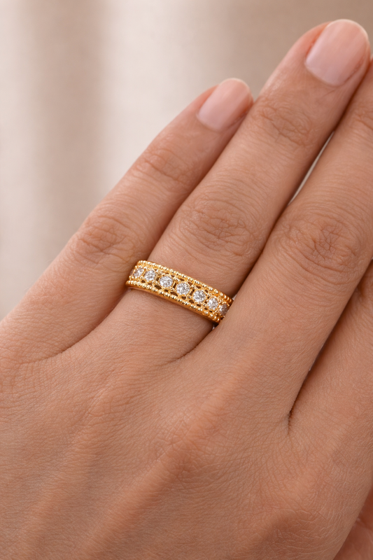 Shimmering Fancy Ring Astria Jewellery