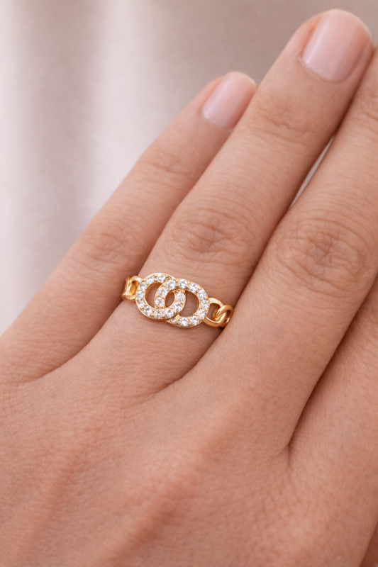 Twinkling Bejeweled Rings Astria Jewellery