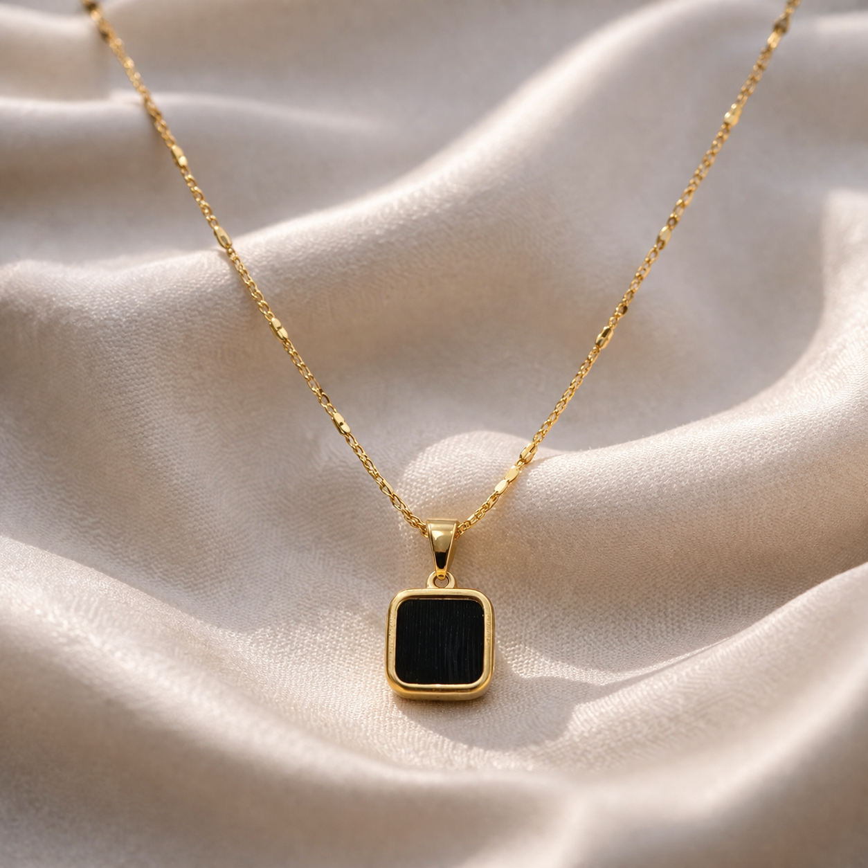 Noir Luxe Pendant Necklace ASTRIA JEWELLERY