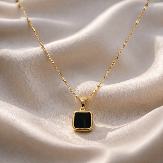 Noir Luxe Pendant Necklace ASTRIA JEWELLERY