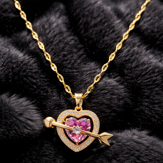 Cupid’s Arrow Heart Necklace ASTRIA JEWELLERY
