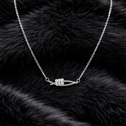 Elegant Silver-Tone Necklace ASTRIA JEWELLERY