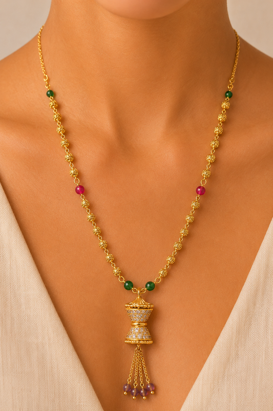 Astria Emerald Royale Designer Mangalsutra Astria Jewellery