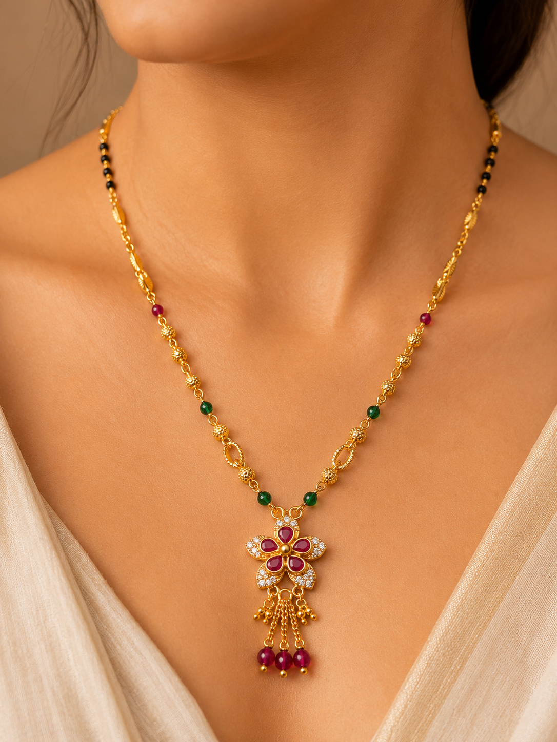 Astria Blossom Royale Mangalsutra Astria Jewellery