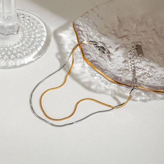Astria Dual Tone Snake Chain Astria Jewellery