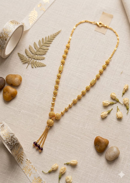 Astria Golden Heart Tassel Mangalsutra Astria Jewellery