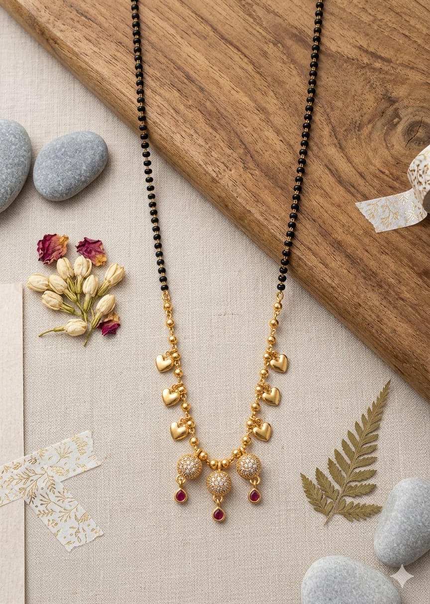 Astria Heart Harmony Traditional Mangalsutra Astria Jewellery