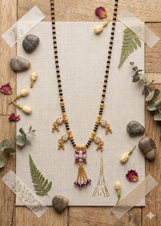 Astria Floral Grace Traditional Mangalsutra Astria Jewellery