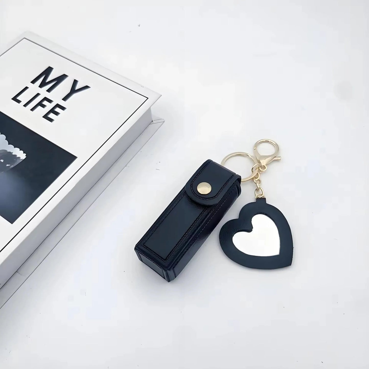 Midnight Heart Beauty Keychain (Black) Astria Jewellery
