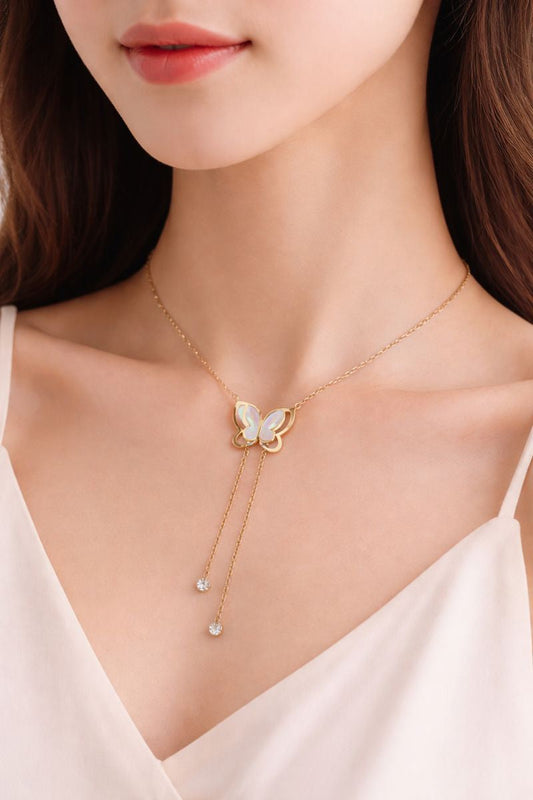 Butterfly Slider Necklace for Women Astria Jewellery