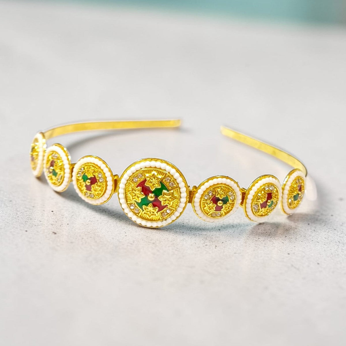 Noor Mahal Kundan Pearl Maang Tikka ASTRIA JEWELLERY