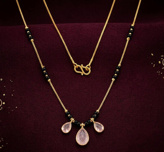 Premium Mangalsutra Necklace | Black Bead Traditional Jewellery ASTRIA JEWELLERY