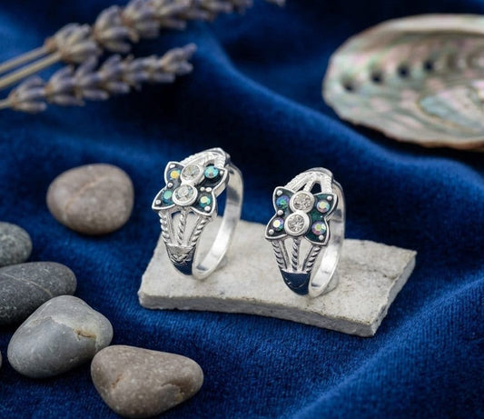 Mystic Silver Toe Ring ASTRIA JEWELLERY