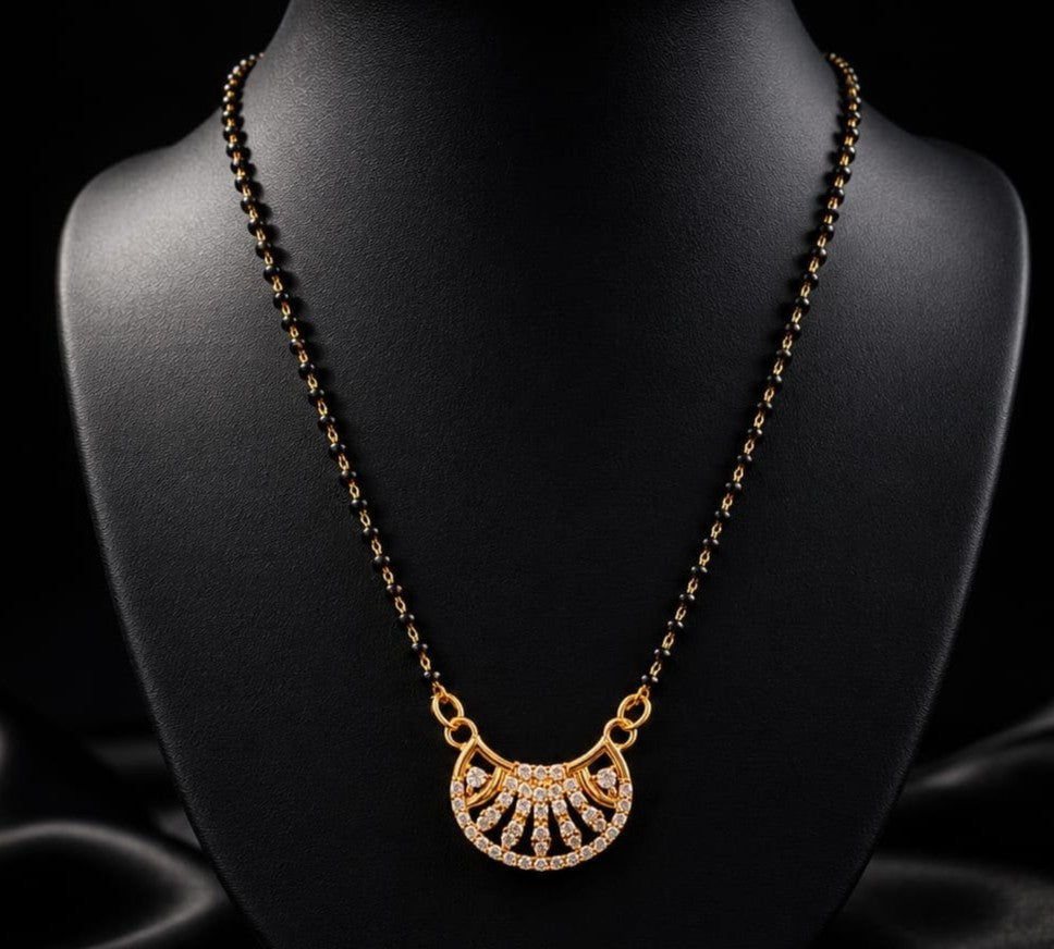 Women?s Mangalsutra | Traditional Black Bead Necklace ASTRIA JEWELLERY