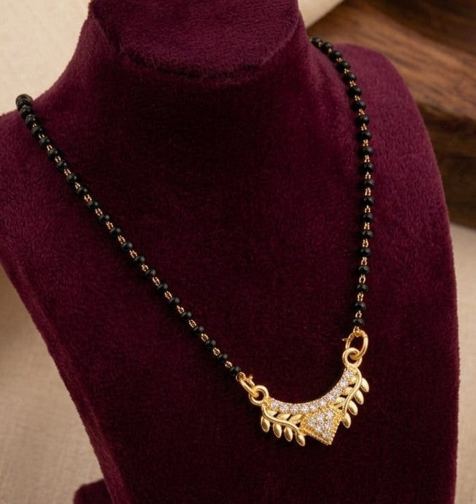 Classic Mangalsutra Necklace | Black Bead Jewellery ASTRIA JEWELLERY