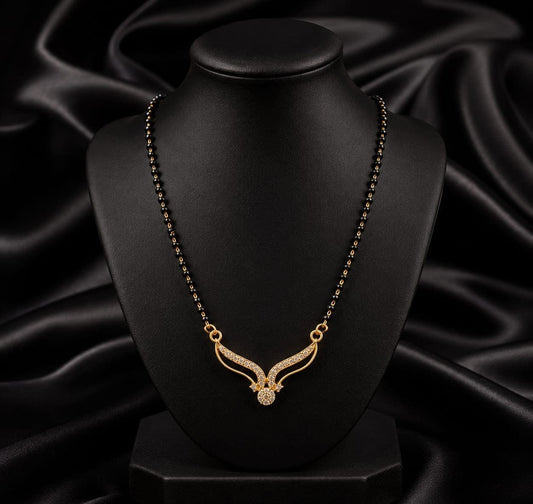 Mangalsutra Necklace | Black Bead Gold Jewellery ASTRIA JEWELLERY