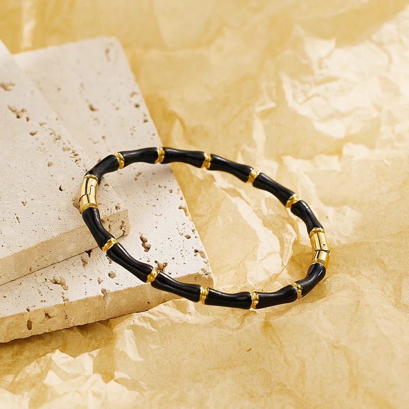 Astria Noir Bamboo Bracelet