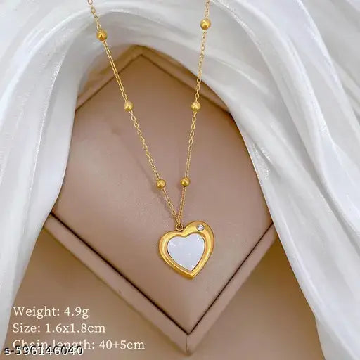 Pearl  Necklace   Gold Plated Chain Necklace Pendant or Charm Necklaces  Long Necklaces Astria Jewellery