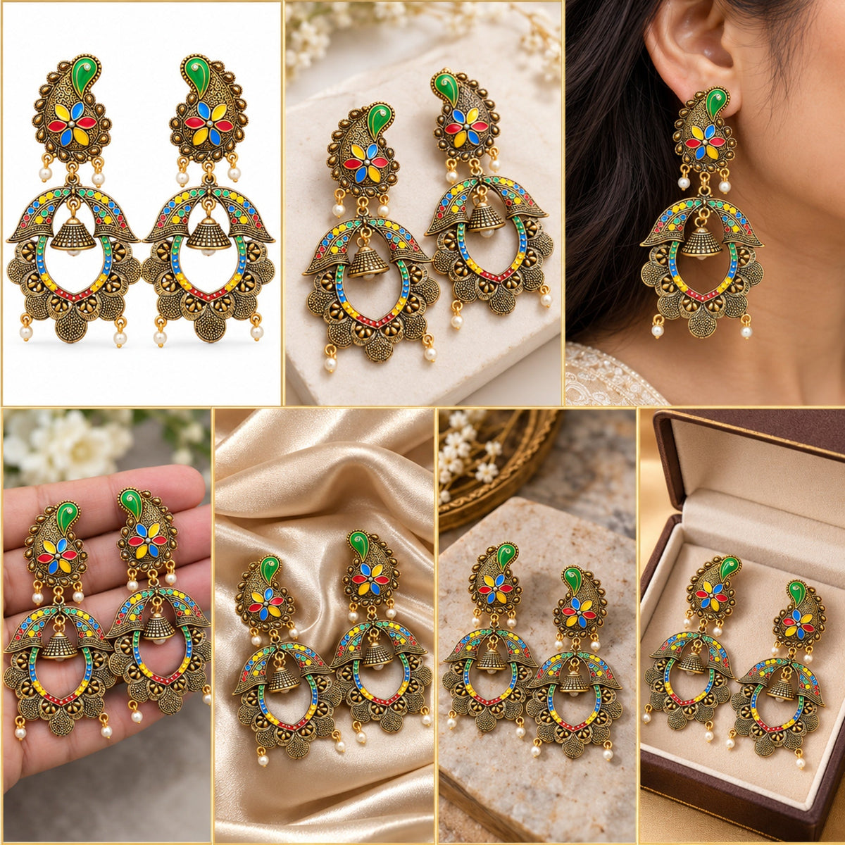 Iris Halo Earrings | Earrings | Astria Jewellery ASTRIA JEWELLERY