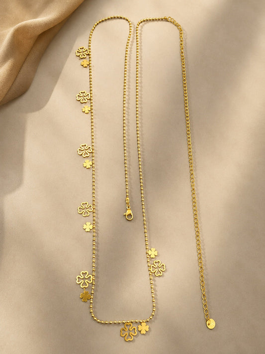 Rose Gold Floral Waist Chain for Women | Anti-Tarnish Stainless Steel Belly Chain Astria Jewellery