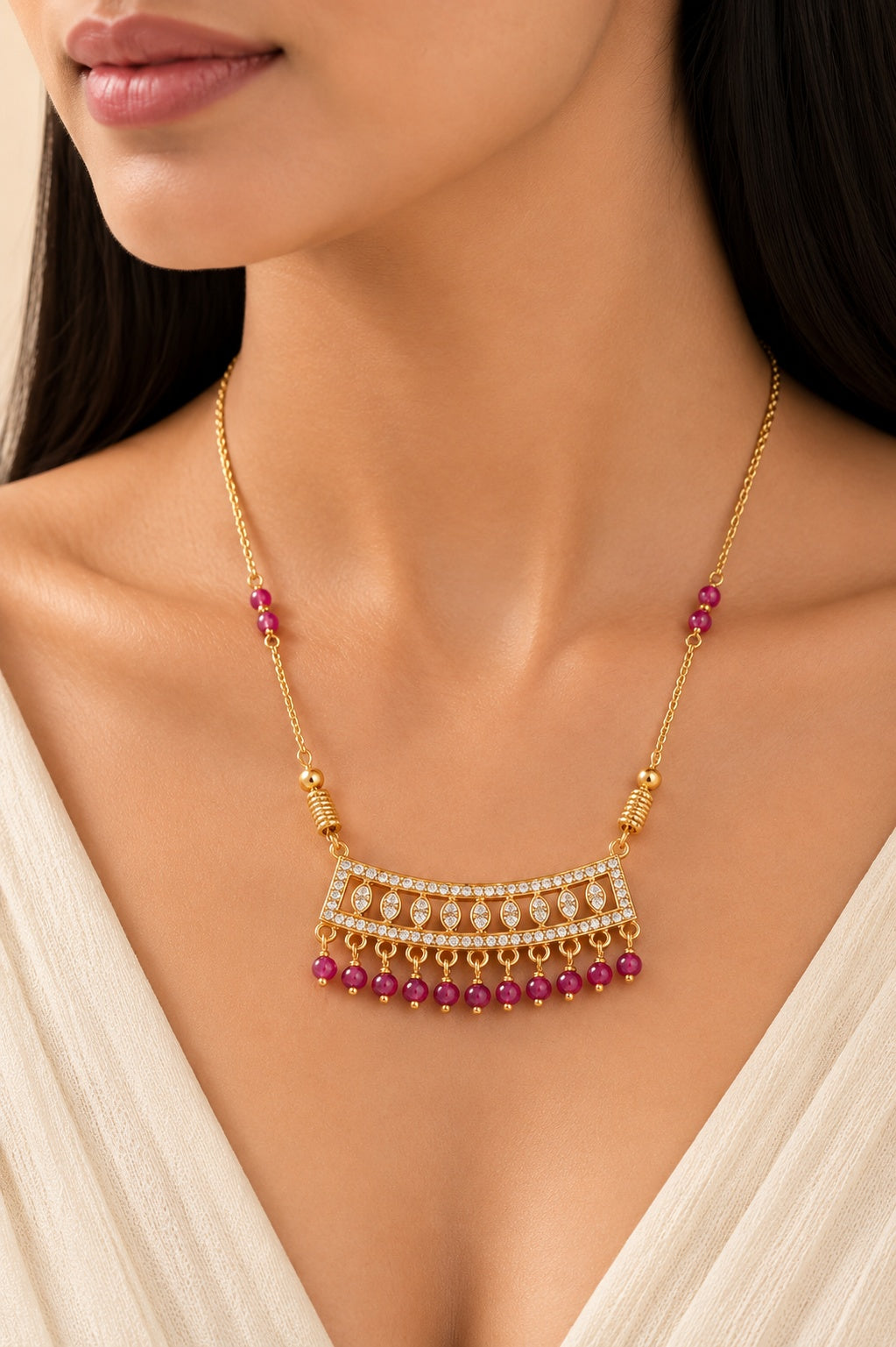 Celeste Halo Mangal Sutra | Mangal Sutra | Astria Jewellery ASTRIA JEWELLERY