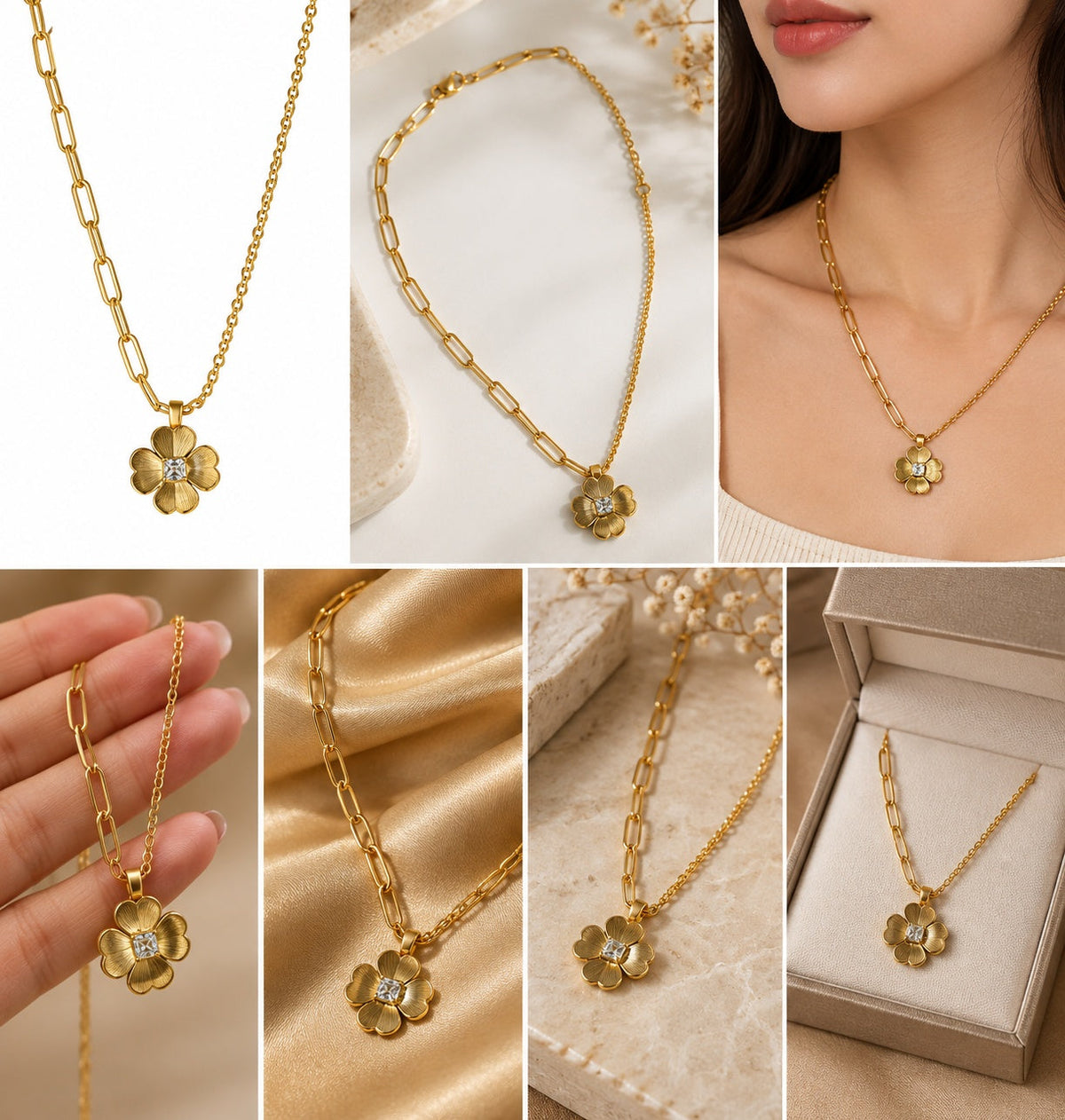 Aurelia Halo Necklaces | Necklace | Astria Jewellery ASTRIA JEWELLERY