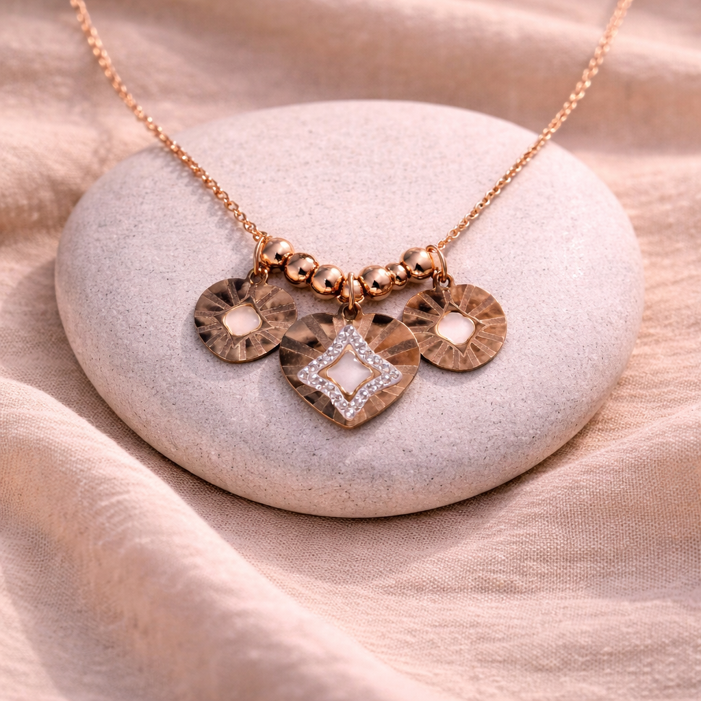 Geometric Charm Necklace