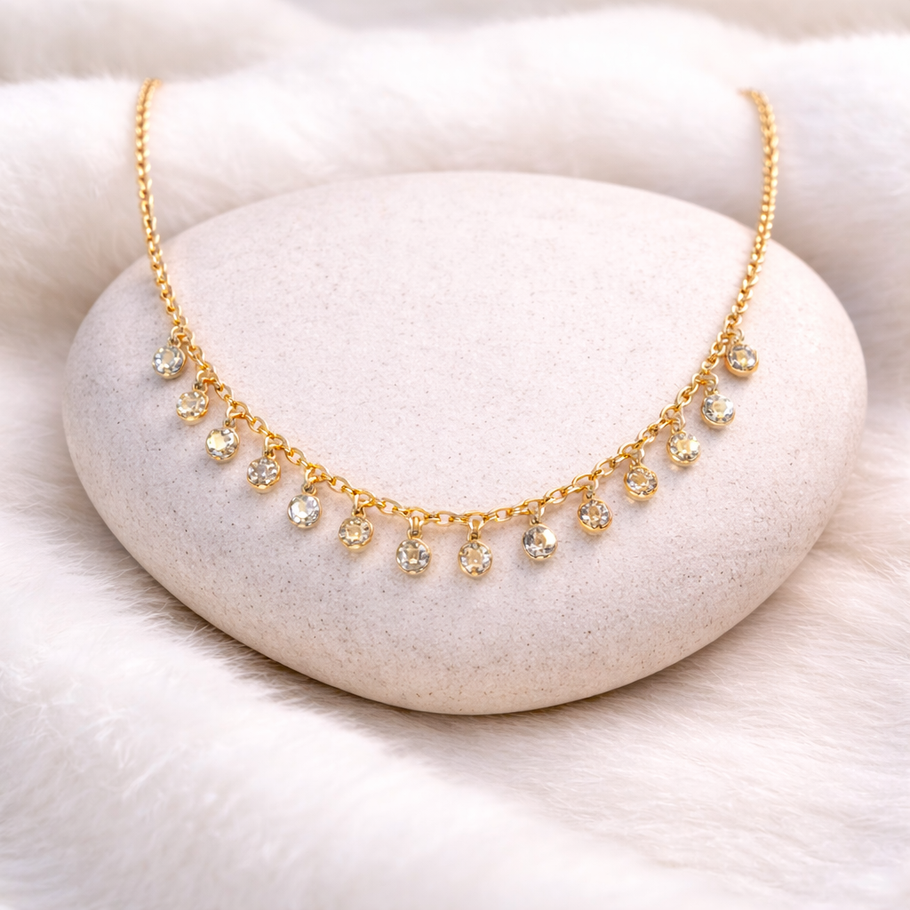 Sparkling Drip Necklace