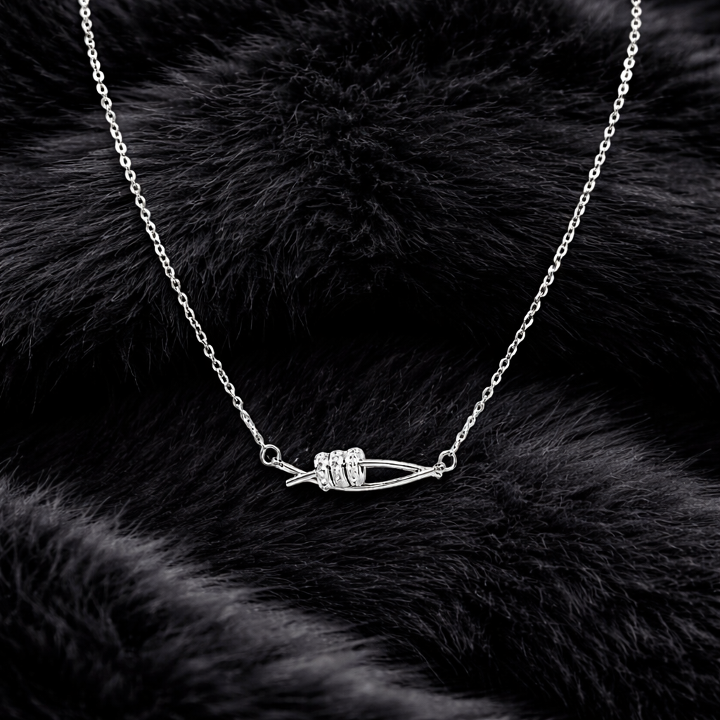 Elegant Silver-Tone Necklace