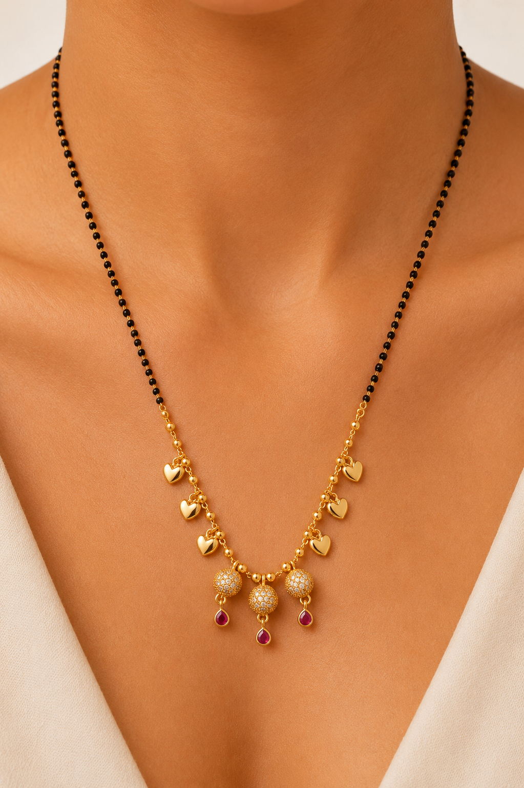 Astria Heart Harmony Traditional Mangalsutra