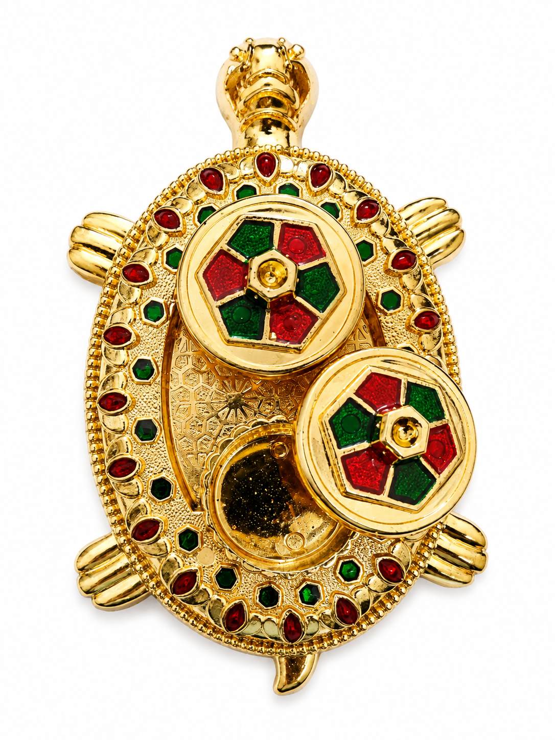 Tortoise Kumkum Chandan Set Astria Jewellery