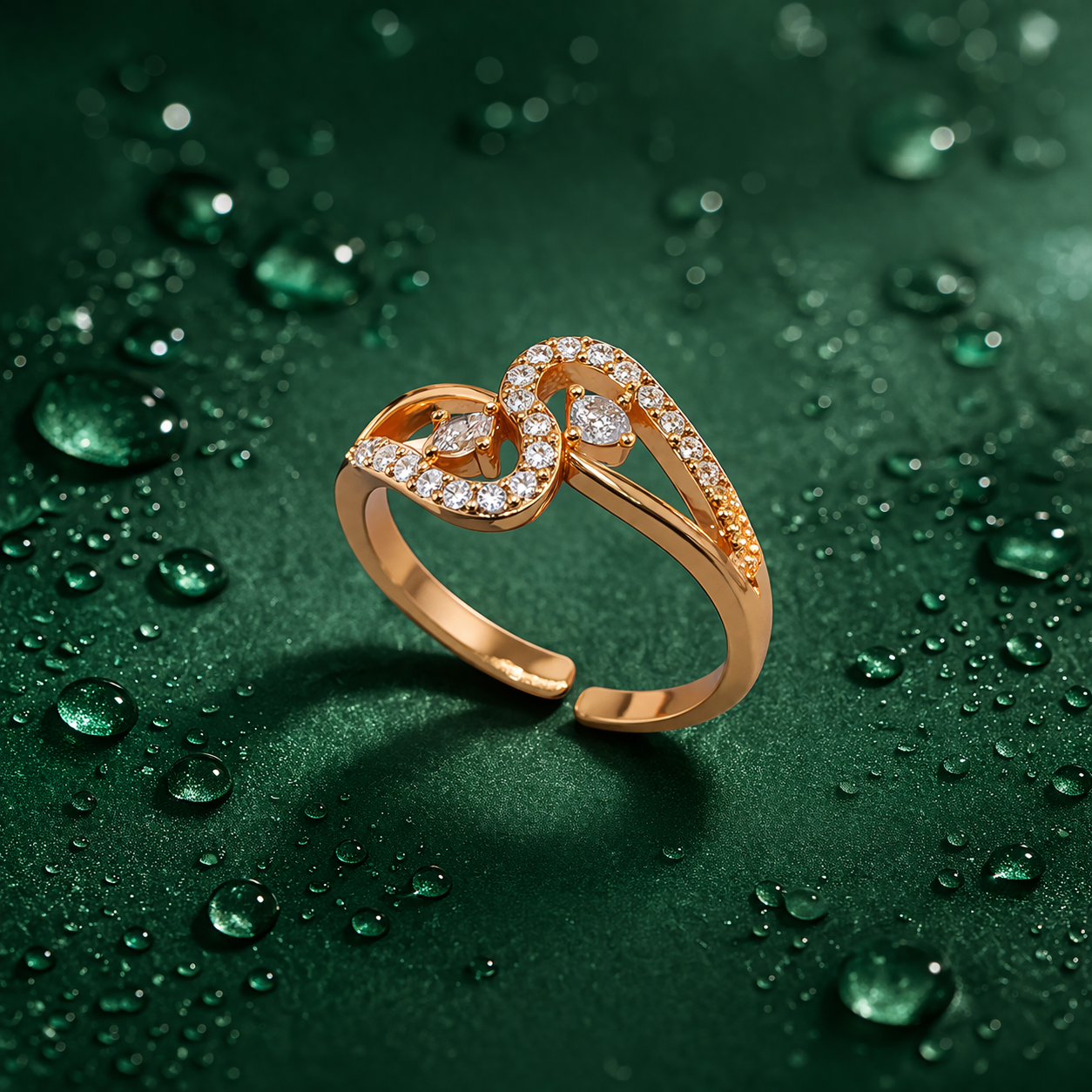 Elite Glittering Ring