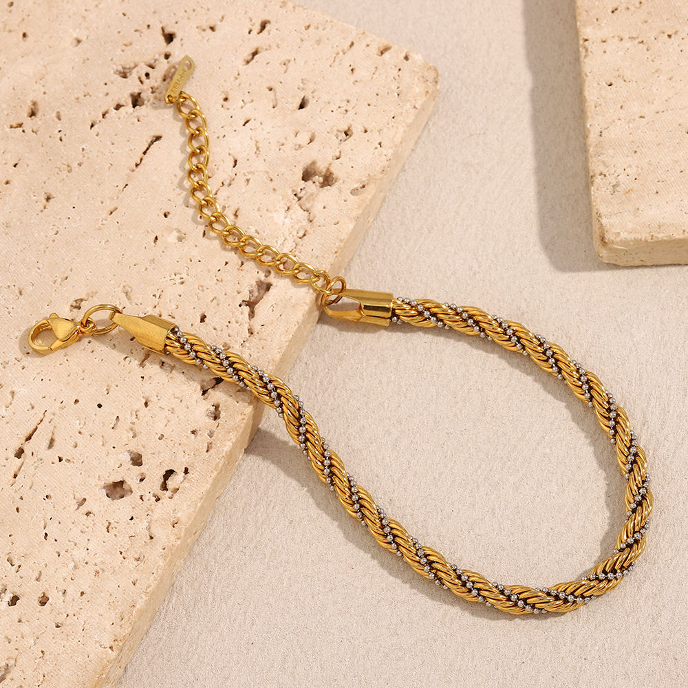 Violet Harmony Twisted Bracelet