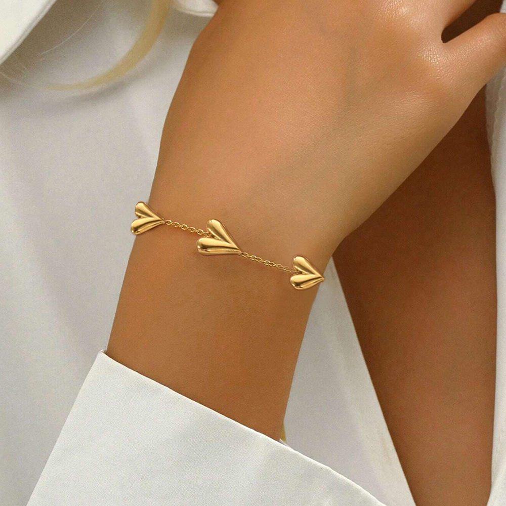 Sweetheart Gold Anklet Astria Jewellery