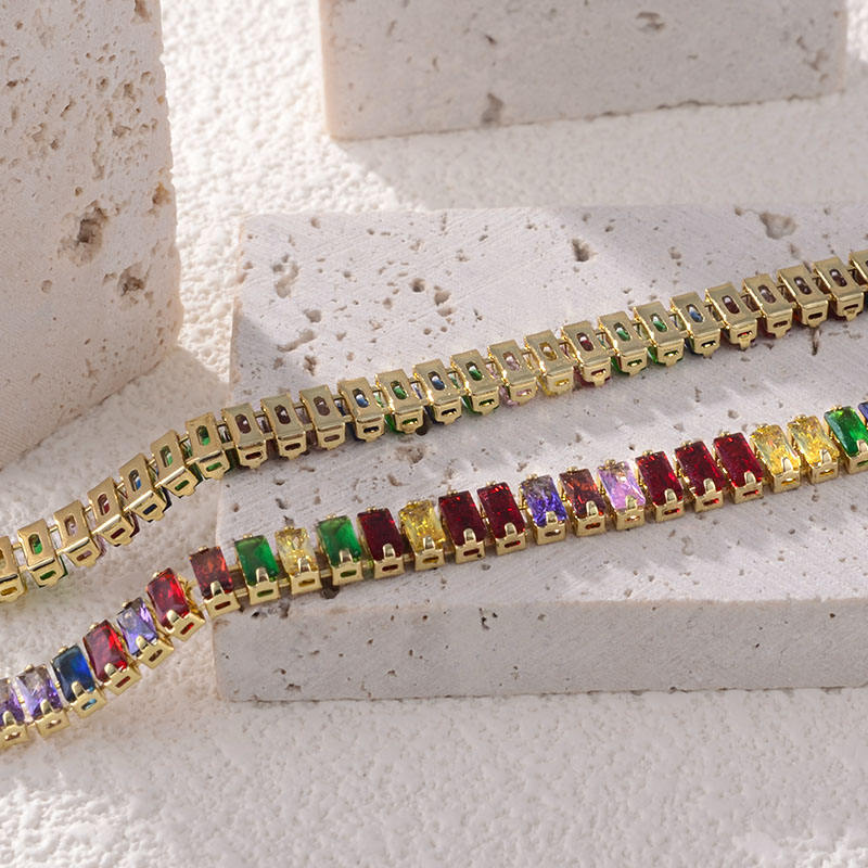 Astria Rainbow Luxe Tennis Bracelet