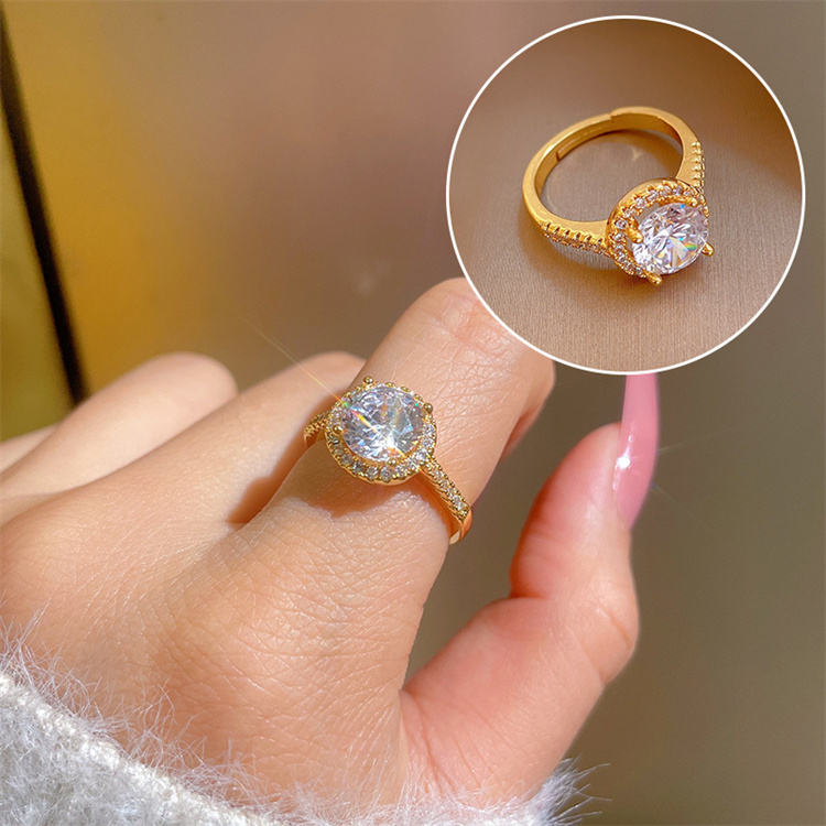 Luna Luxe Halo Ring Astria Jewellery