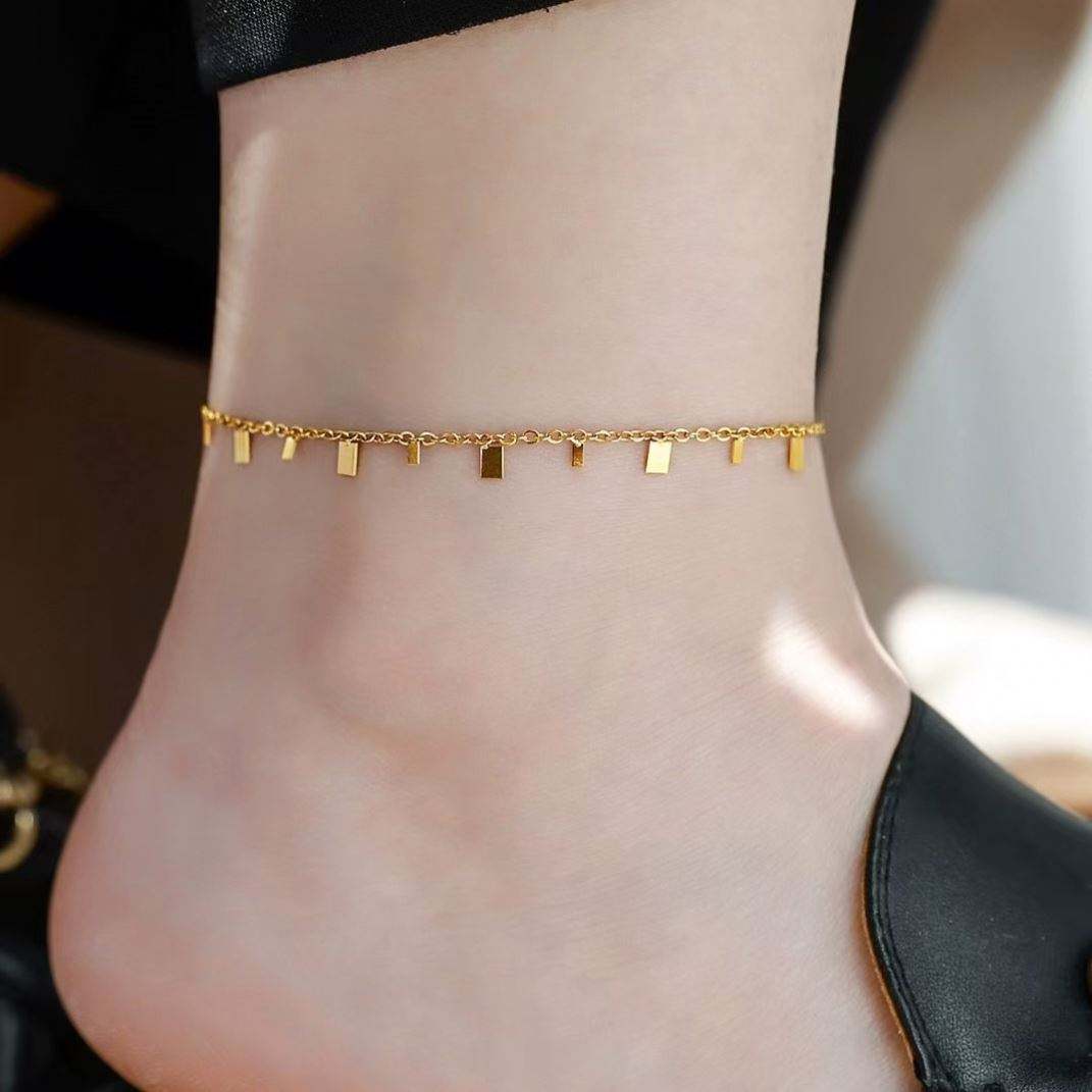 Modern Muse Gold Anklet Astria Jewellery