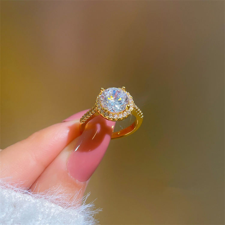 Luna Luxe Halo Ring Astria Jewellery