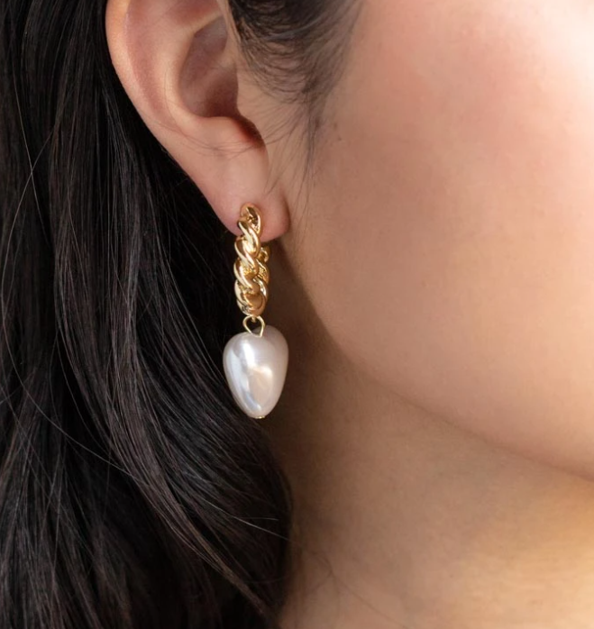 Gold Plated Twisted Hoop Earrings