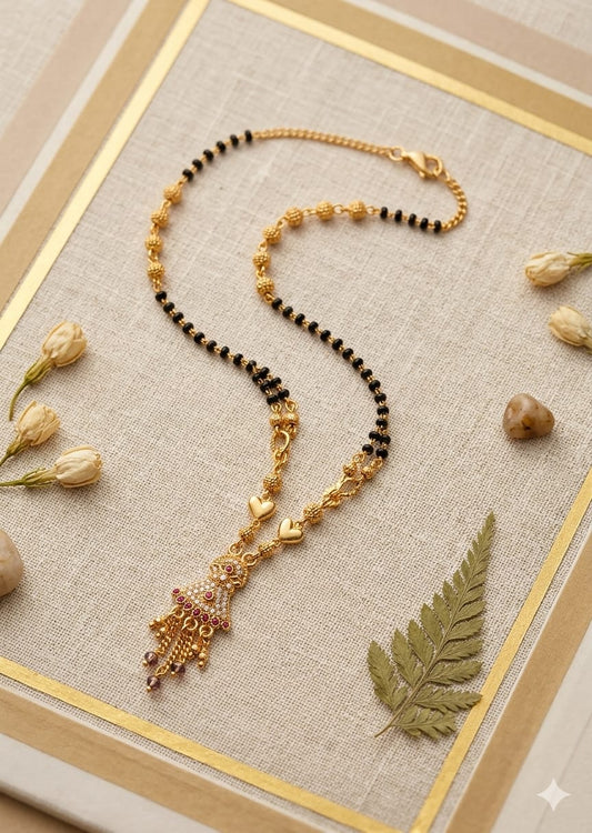 Astria Royal Heart Traditional Mangalsutra