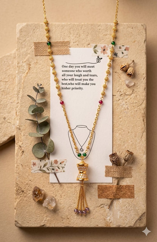 Astria Emerald Royale Designer Mangalsutra