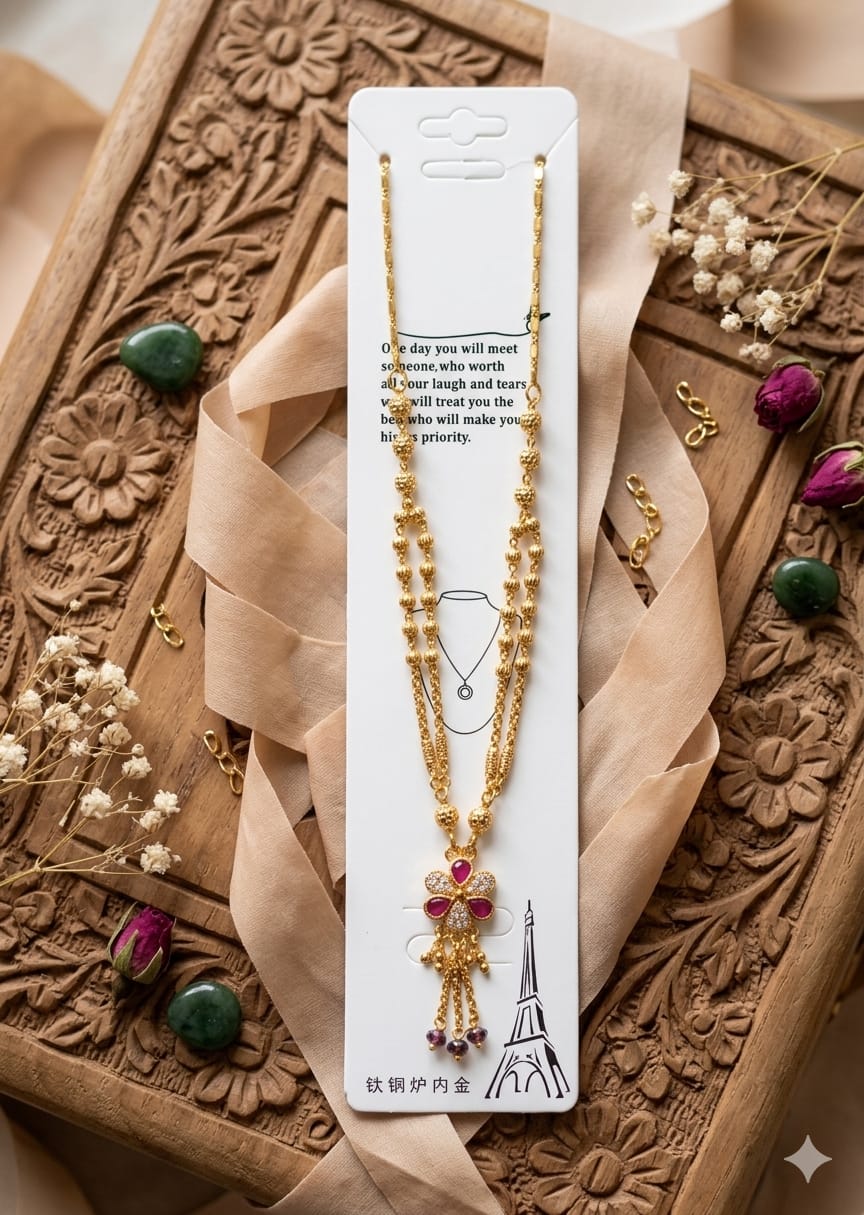 Astria Floral Luxe Layered Mangalsutra