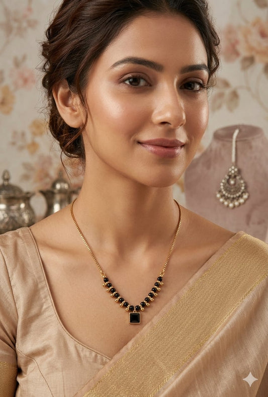 Astria Black Elegance Minimal Mangalsutra