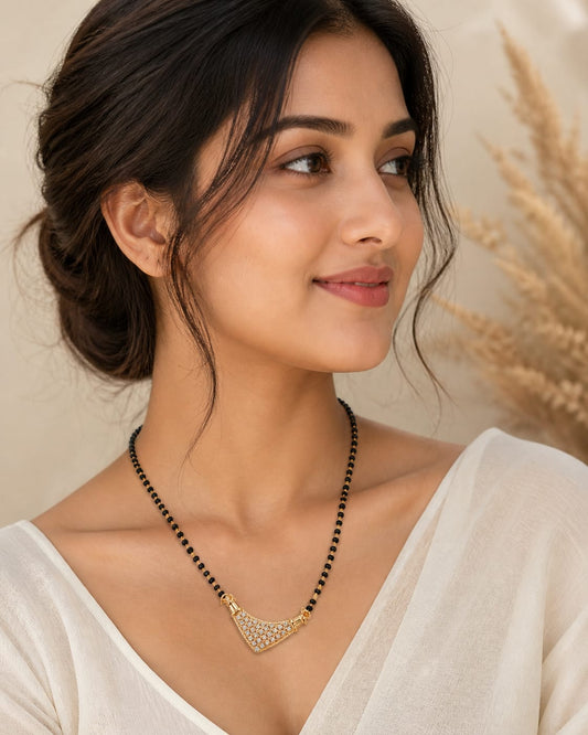 Astria Diamond Veil Modern Mangalsutra
