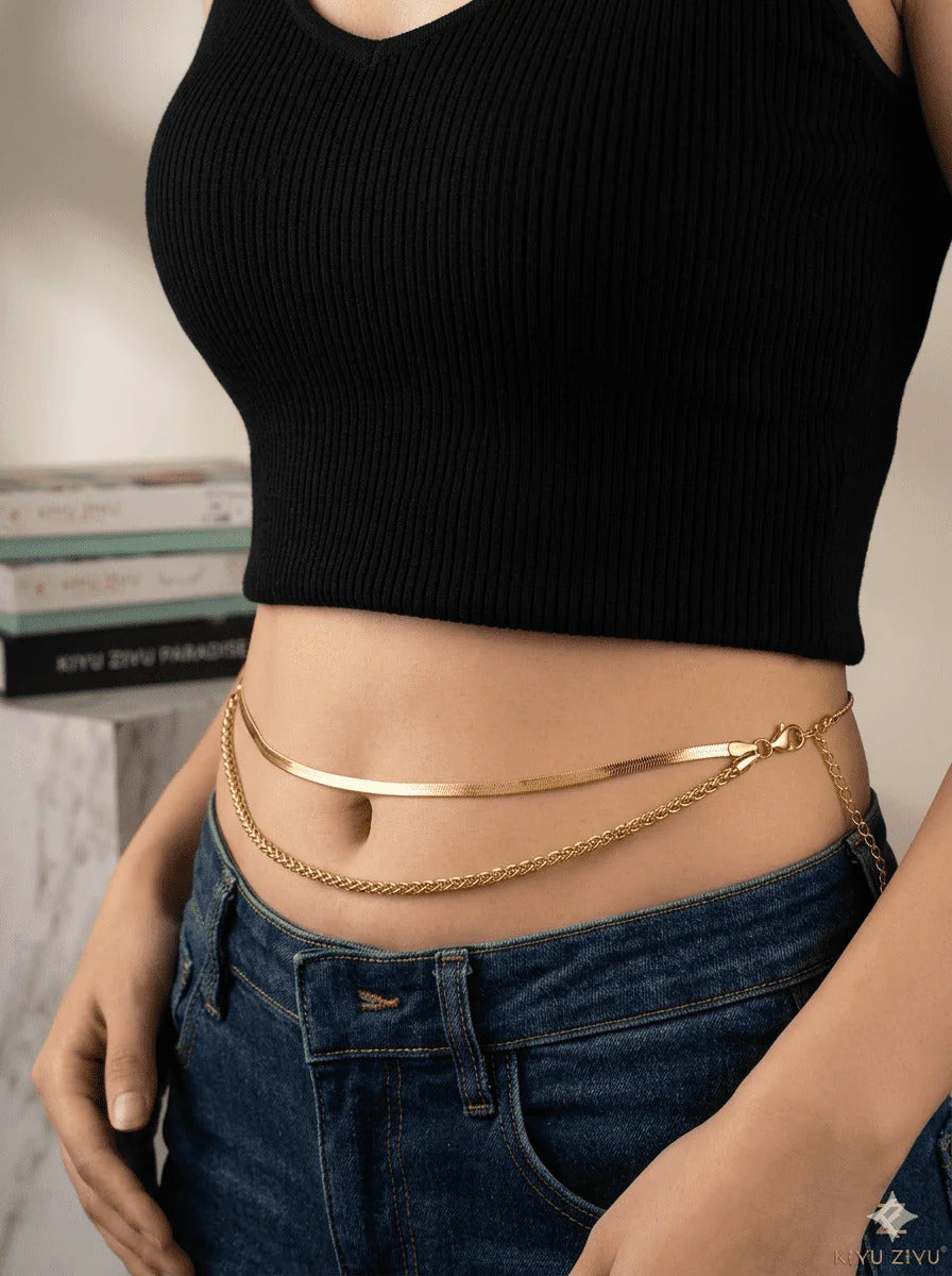Astria Minimal Glow Waist Chain