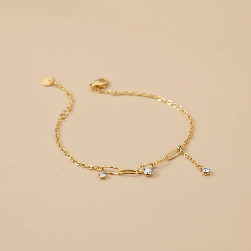 Diamond Glow Chain Bracelet Astria Jewellery